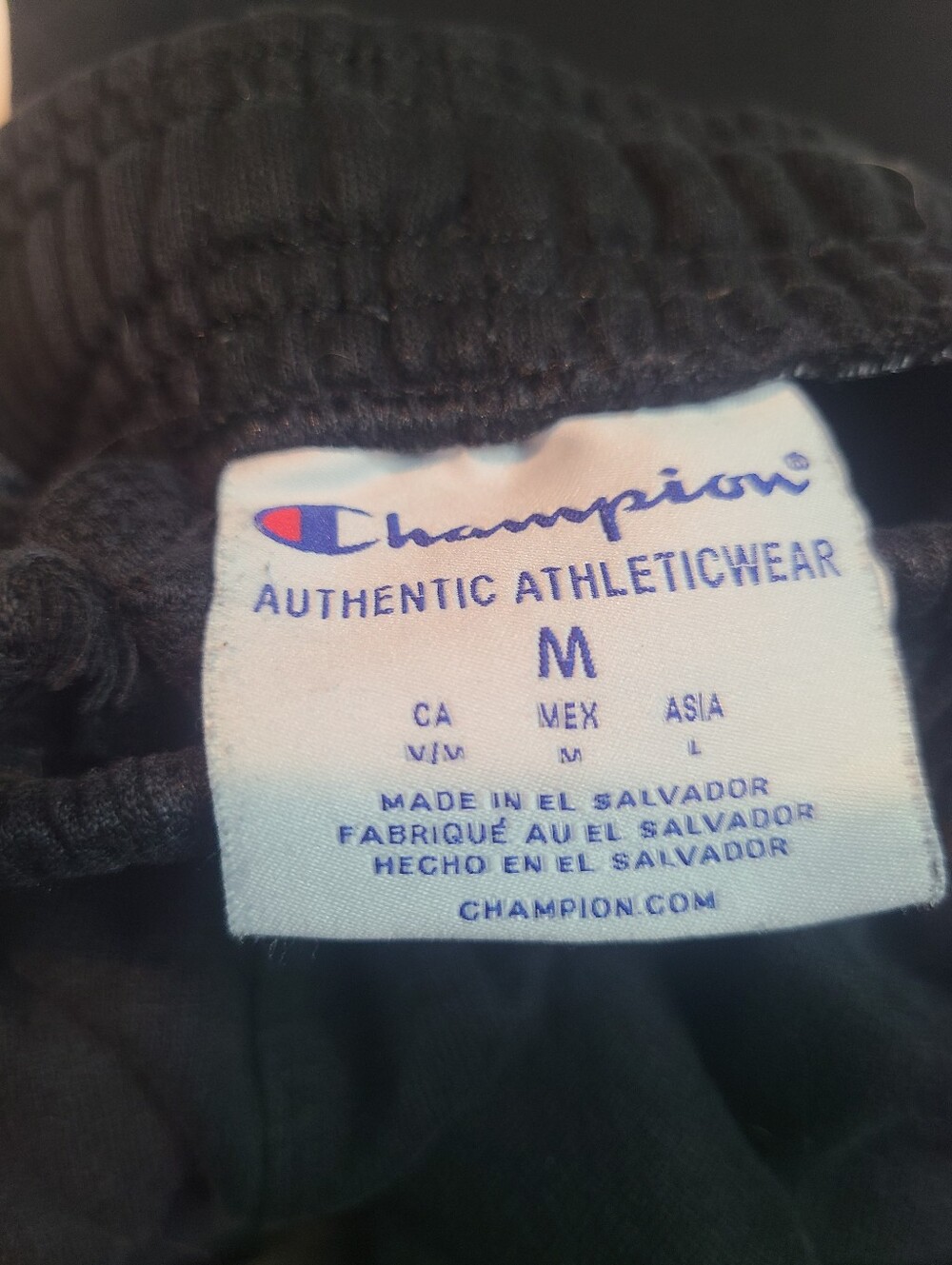 Champion Men’s Black Sweat pants  Joggers with Logo Tag